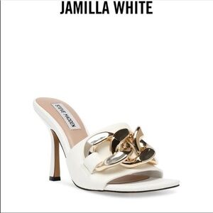 Steve Madden Jamilla gold chain heel sandal
